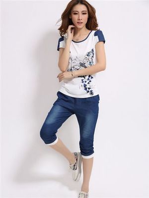 運動衫 休閑套 服裝批發(fā)2014新款韓版時尚休閑套裝大碼運動牛仔套裝圖片|運動衫 休閑套 服裝批發(fā)2014新款韓版時尚休閑套裝大碼運動牛仔套裝產(chǎn)品圖片由深圳市龍崗區(qū)紫藤服裝經(jīng)營部公司生產(chǎn)提供-